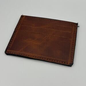 Minimalist Oaxaca Mexico Handmade Real Leather Card Wallet